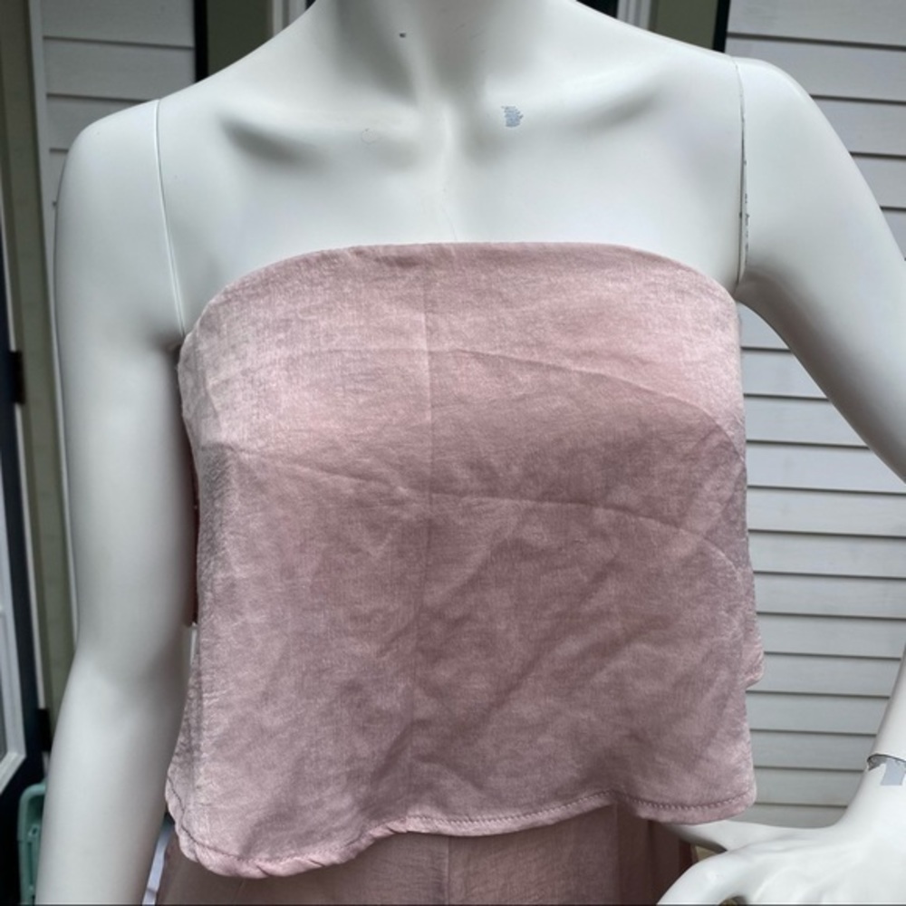 COPY - NWT BANDEAU FLARE HEM JUMPSUIT ๐๐๐ - Picture 8 of 9